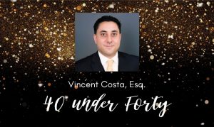 Costa Selected as “40 Under Forty” Honoree by Stony Brook University
