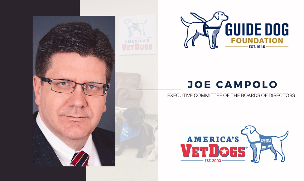 Joe Campolo Guide Dog America's VetDogs