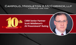 CMM Celebrates 10-Year Anniversary of Middleton’s AV Preeminent® Rating
