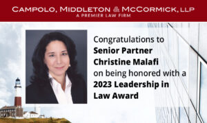 CMM’s Christine Malafi Honored with Leadership in Law Award
