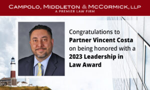 CMM Partner Vincent Costa Named Leadership in Law Award Honoree