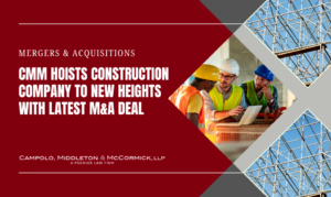 CMM Closes M&A Deal in Construction Space