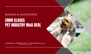 CMM Closes Pet Industry M&A Deal