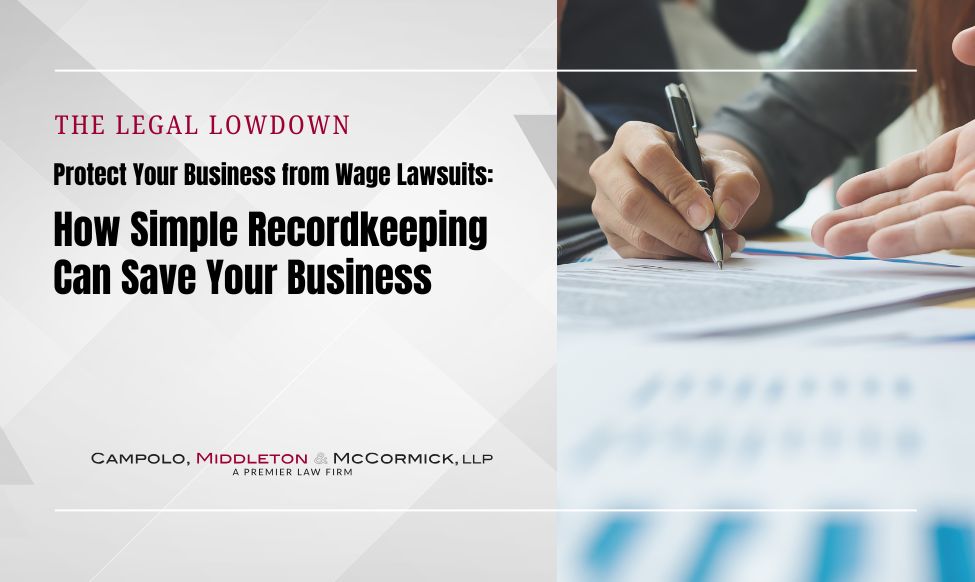 Protect Your Business from Wage Lawsuits: How Simple Recordkeeping Can Save Your Business